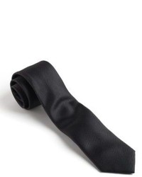 Black Brown 1826 Classic Fit Silk Micro Dot Print Tie