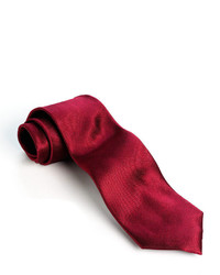 Black Brown 1826 Classic Fit Solid Silk Tie