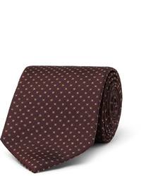Drakes Drakes 9cm Patterned Silk Faille Tie
