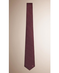 Burberry Modern Cut Patterned Silk Tie