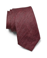 John Varvatos Star USA Solid Linen Silk Tie