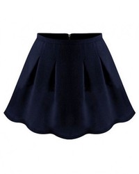 ChicNova Retro High Waist Pleated Skirt