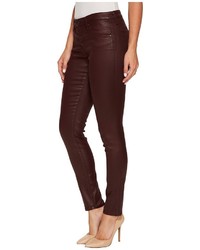 AG Adriano Goldschmied The Leggings Ankle In Leatherette Light Deep Currant Casual Pants