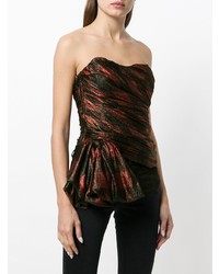 Redemption Strapless Draped Top