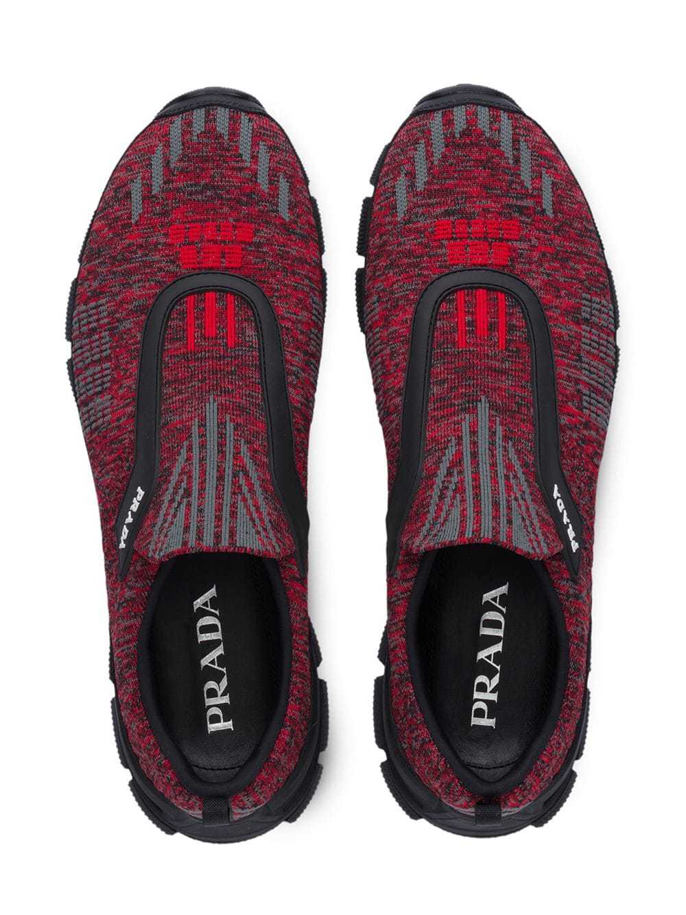 Prada Crossection Knit Sneakers, $559 