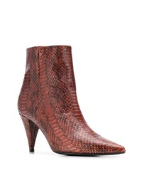 Marc Ellis Embossed Pointed Boots
