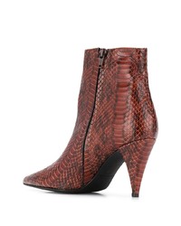 Marc Ellis Embossed Pointed Boots