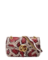 Gucci Marmont 20 Genuine Python Shoulder Bag
