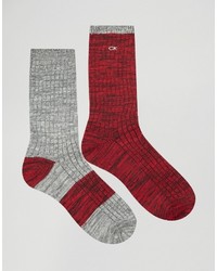 Calvin Klein Jeans Boot Socks 2 Pack Gift Set