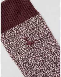 Jack Wills Boot Socks In Red