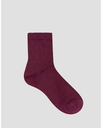 Asos Glitter Ankle Socks