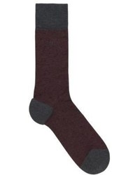 Hugo Boss Paul Design Dots Us Mercerized Cotton Socks 7 13red
