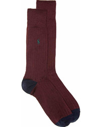 Polo Ralph Lauren Mercernized Rib Dress Socks