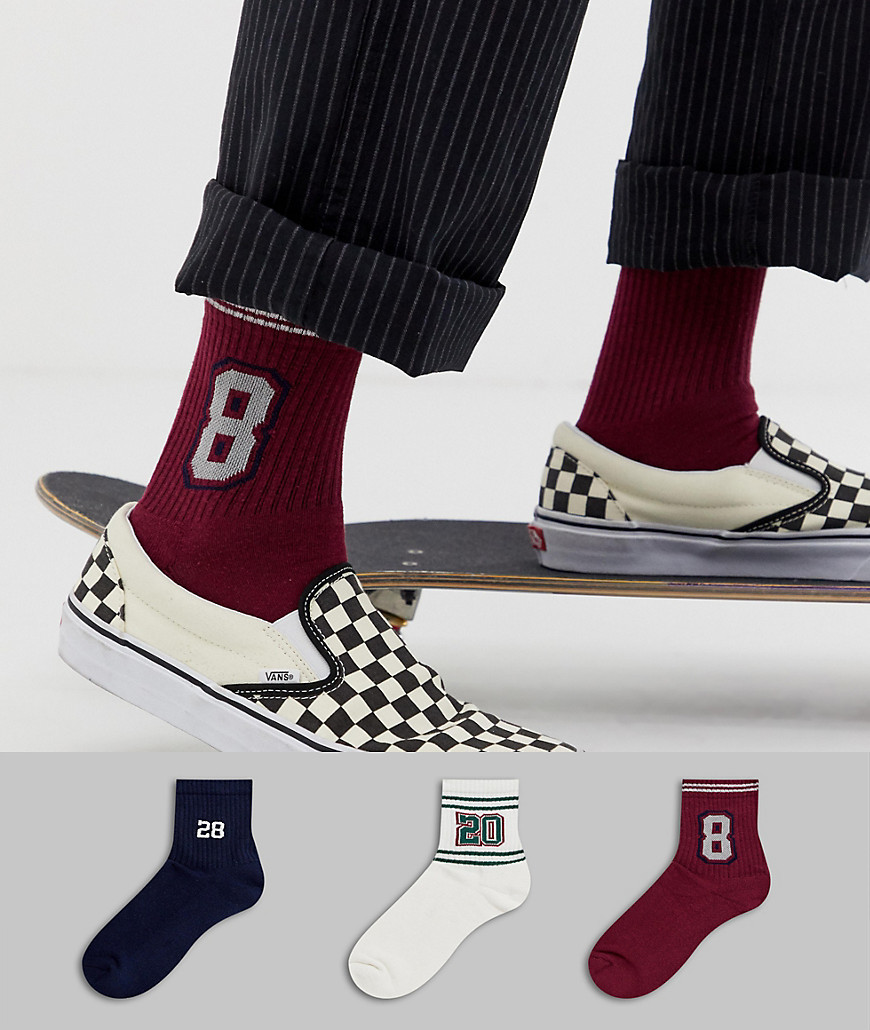 burgundy sports socks