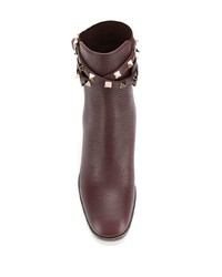 Valentino Garavani Rockstud Embellished Ankle Boots