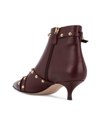 RED Valentino Rockstud Ankle Boots