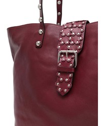 RED Valentino Red Studded Oversized Tote