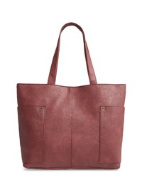 BP. Studded Faux Leather Tote