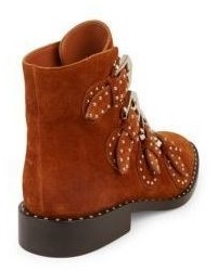 Givenchy Elegant Studded Suede Booties