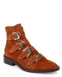 Givenchy Elegant Studded Suede Booties