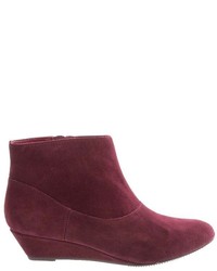 BC Footwear Say Cheese Ankle Boots Suede Side Zip