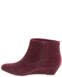 BC Footwear Say Cheese Ankle Boots Suede Side Zip