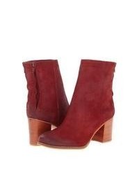 Seychelles Cant You See Boots Burgundy Suede