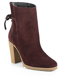 Pierre Hardy Suede Bow Detail Ankle Boots