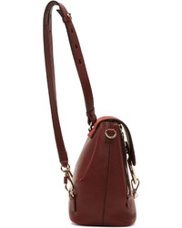 Chloé Red Small Faye Backpack