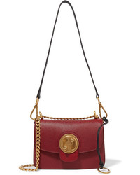 Chloé Mily Small Textured Leather And Suede Shoulder Bag