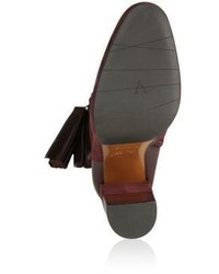 Aquatalia Evelina Tall Tassel Suede Leather Boots