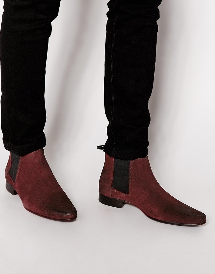 Asos Brand Chelsea Boots In Suede, $72 
