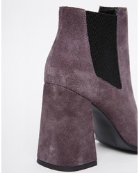 Asos Edgy Chelsea Suede Ankle Boots
