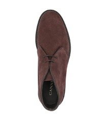 Canali Lace Up Suede Desert Boots