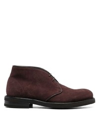 Canali Lace Up Suede Desert Boots