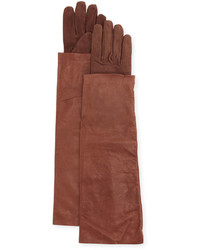 Burgundy Suede Gloves