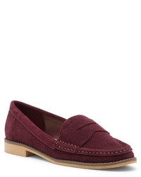 Burgundy Suede Loafers Outfits For 