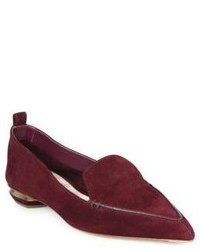 Nicholas Kirkwood Beya Suede Point Toe Loafers