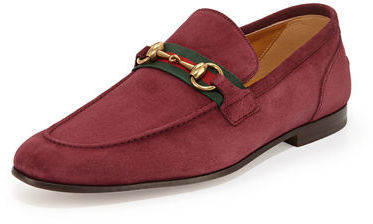gucci loafers burgundy