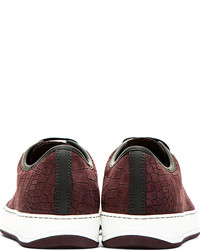 lanvin crocodile sneaker