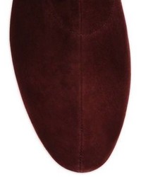 Robert Clergerie Fissal Suede Over The Knee Flat Boots