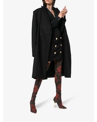 Dolce & Gabbana Rose Jacquard Over The Knee Boots