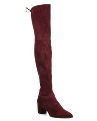 Stuart Weitzman Thighland Suede Over The Knee Boots