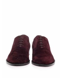 Brioni Mark Suede Oxford Shoes