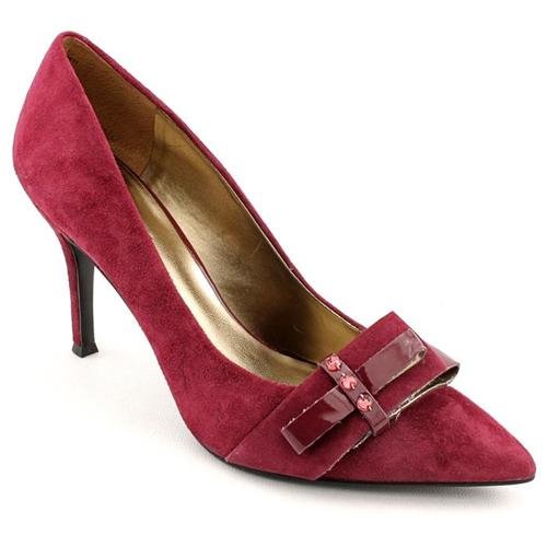 Nine West Francess Burgundy Suede Pumps Heels Shoes Newdisplay | Where ...