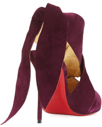 Christian Louboutin Ramour Suede Red Sole Pump