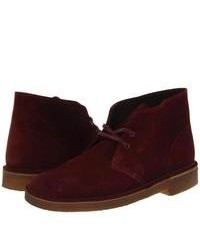 Burgundy Suede Shoes