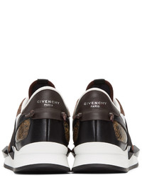 Givenchy Burgundy Runner Slip On Sneakers