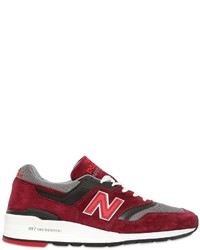 New Balance Limited Usa 997 Suede Mesh Sneakers