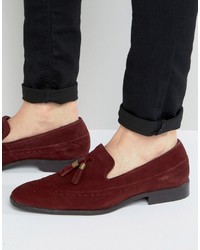 men's burgundy loafers